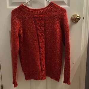 Cable-knit sweater